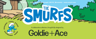 Goldie + Ace x The Smurfs