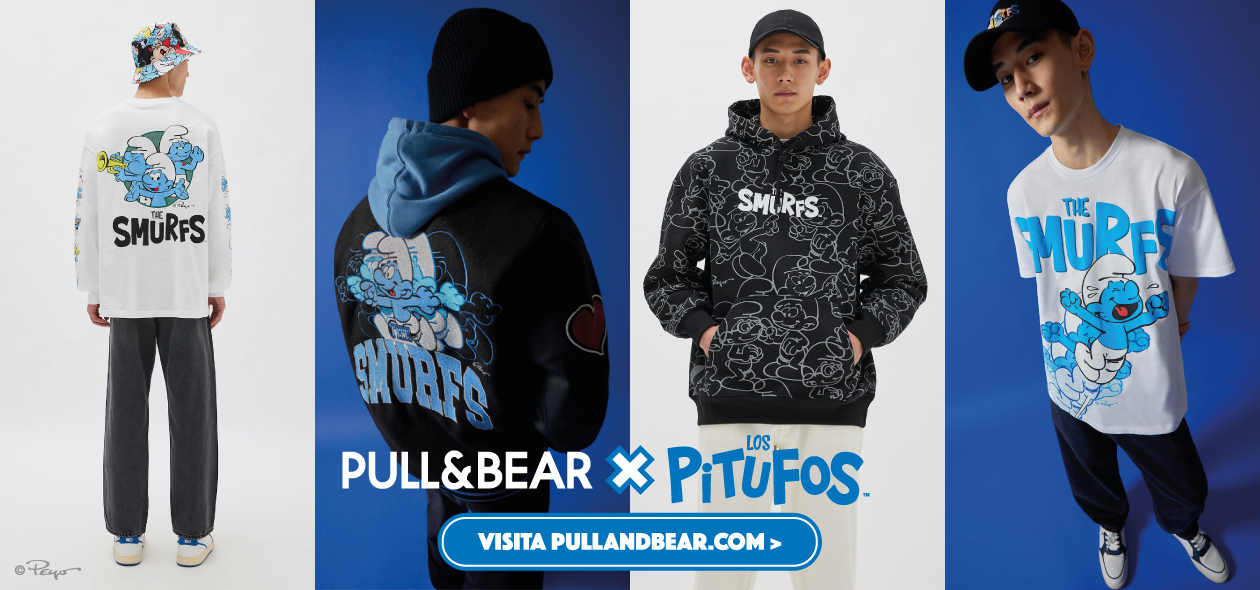 Los Pitufos x Pull & Bear