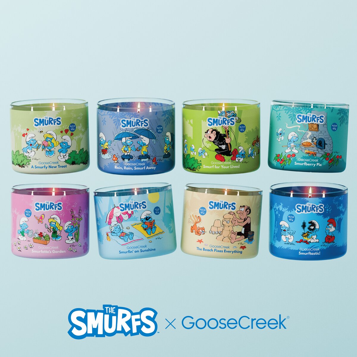 The Smurfs X GooseCreek Candles