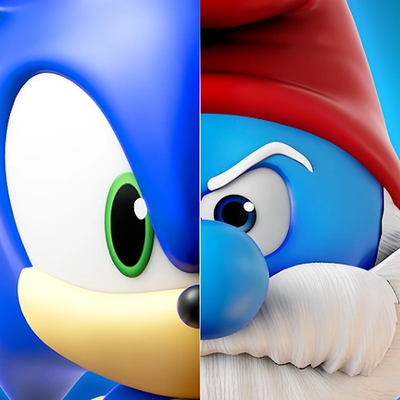 Sonic Rumble Party - Sonic Meets The Smurfs