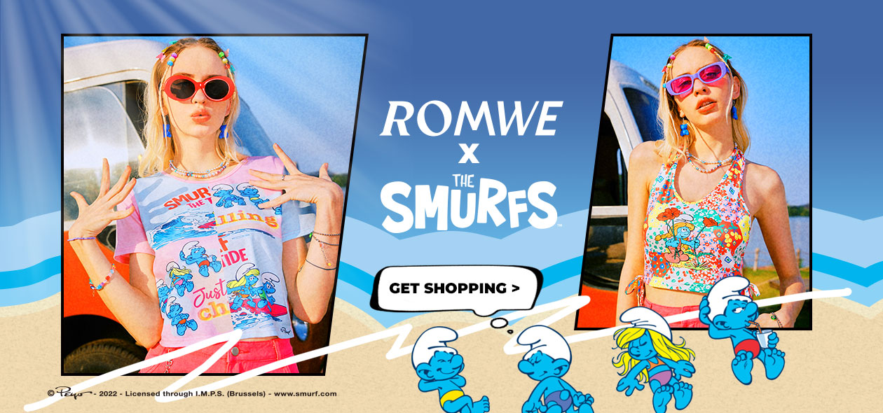 Smurfy summer vibes with RomWe x The Smurfs