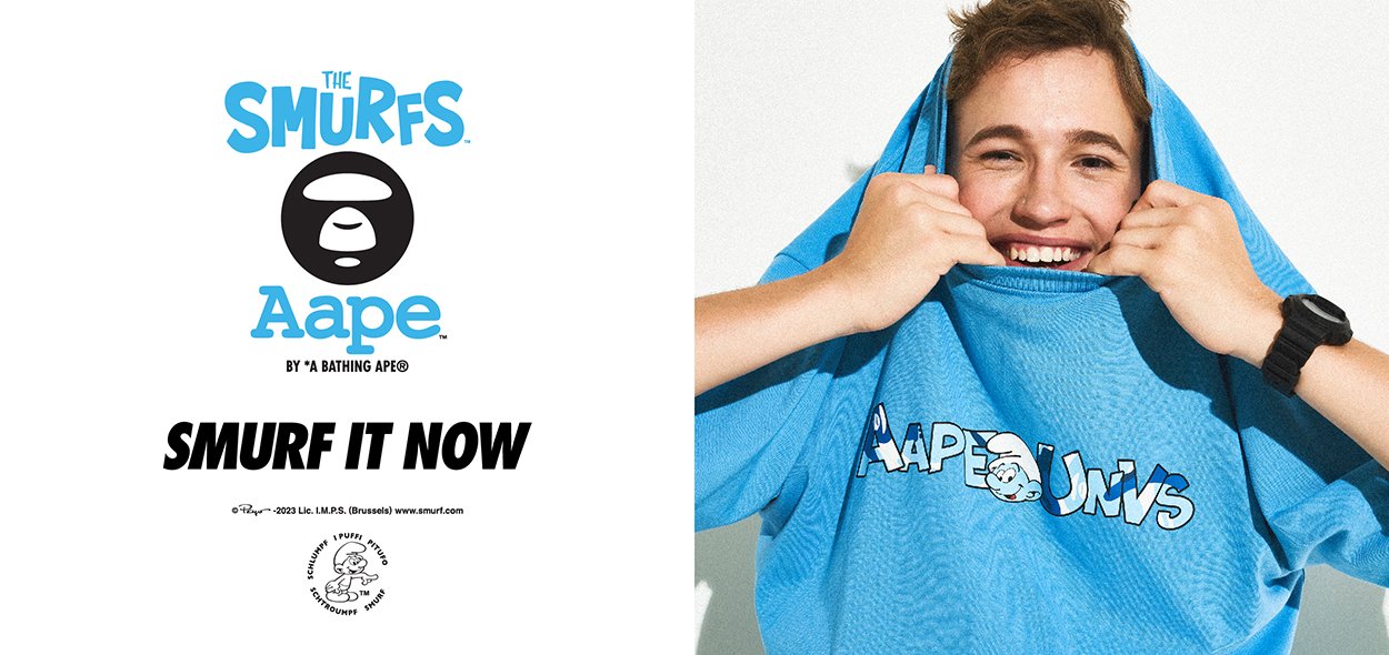 AAPE x The Smurfs Capsule Collection