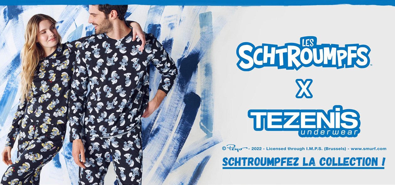 TEZENIS x Les Schtroumpfs