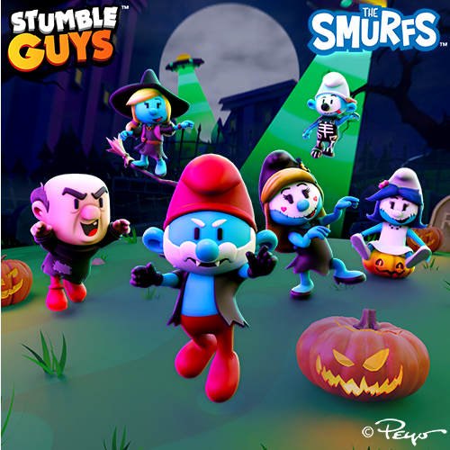 Stumble Guys x Les Schtroumpfs : événement Halloween